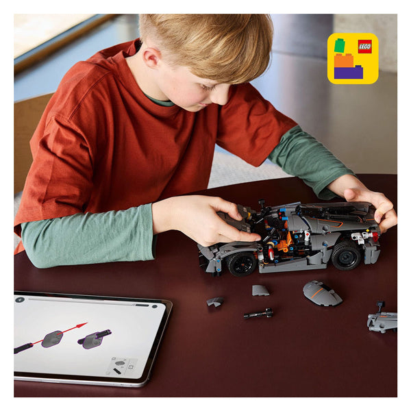 Lego Technic 42173 Koenigsegg Jesko Absolut Grey Hypercar