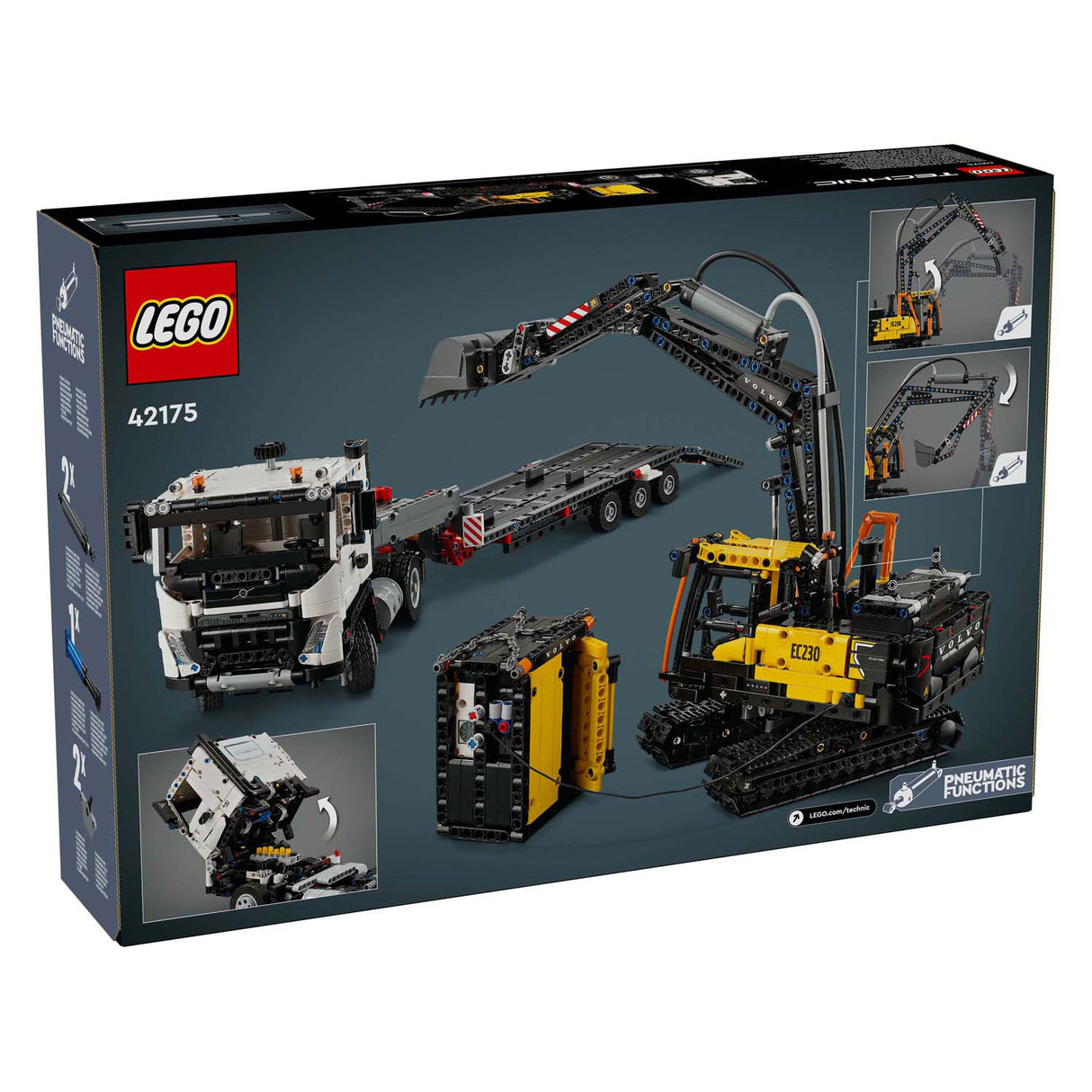 Lego Technic 42175 Volvo FMX Truck EC230 Escavatore Elettrico