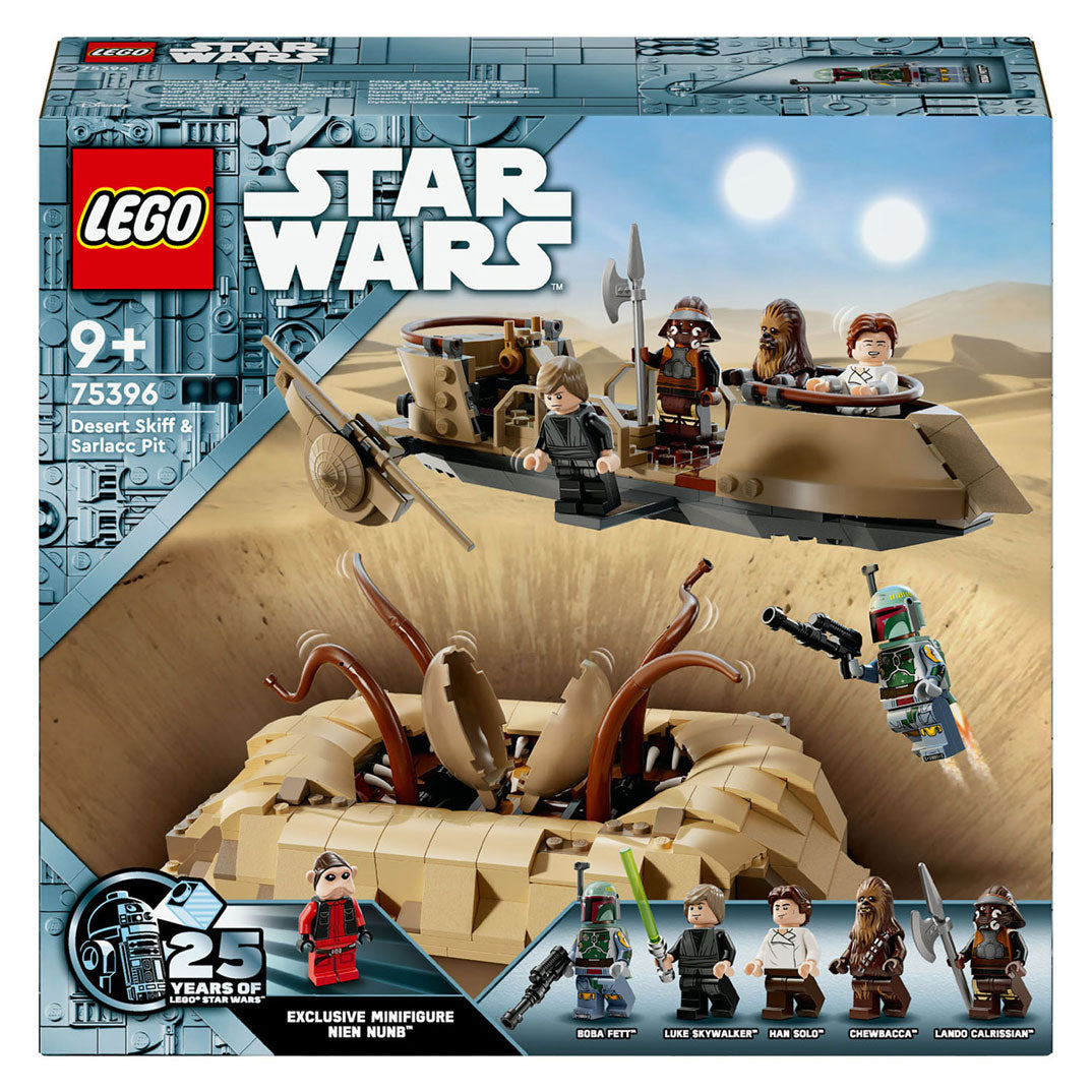 Lego Star Wars 75396 skiff del deserto e pozzo del sarlacc