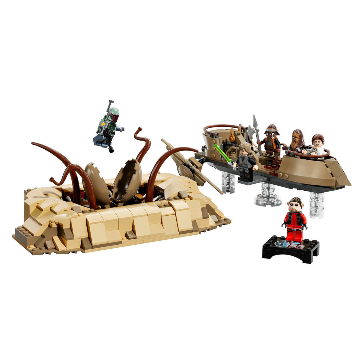 Lego Star Wars 75396 skiff del deserto e pozzo del sarlacc