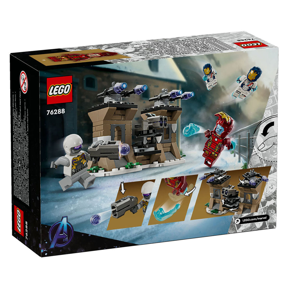 Lego Super Heroes 76288 Iron Man Legione di Ferro contro il soldato dell'Idra