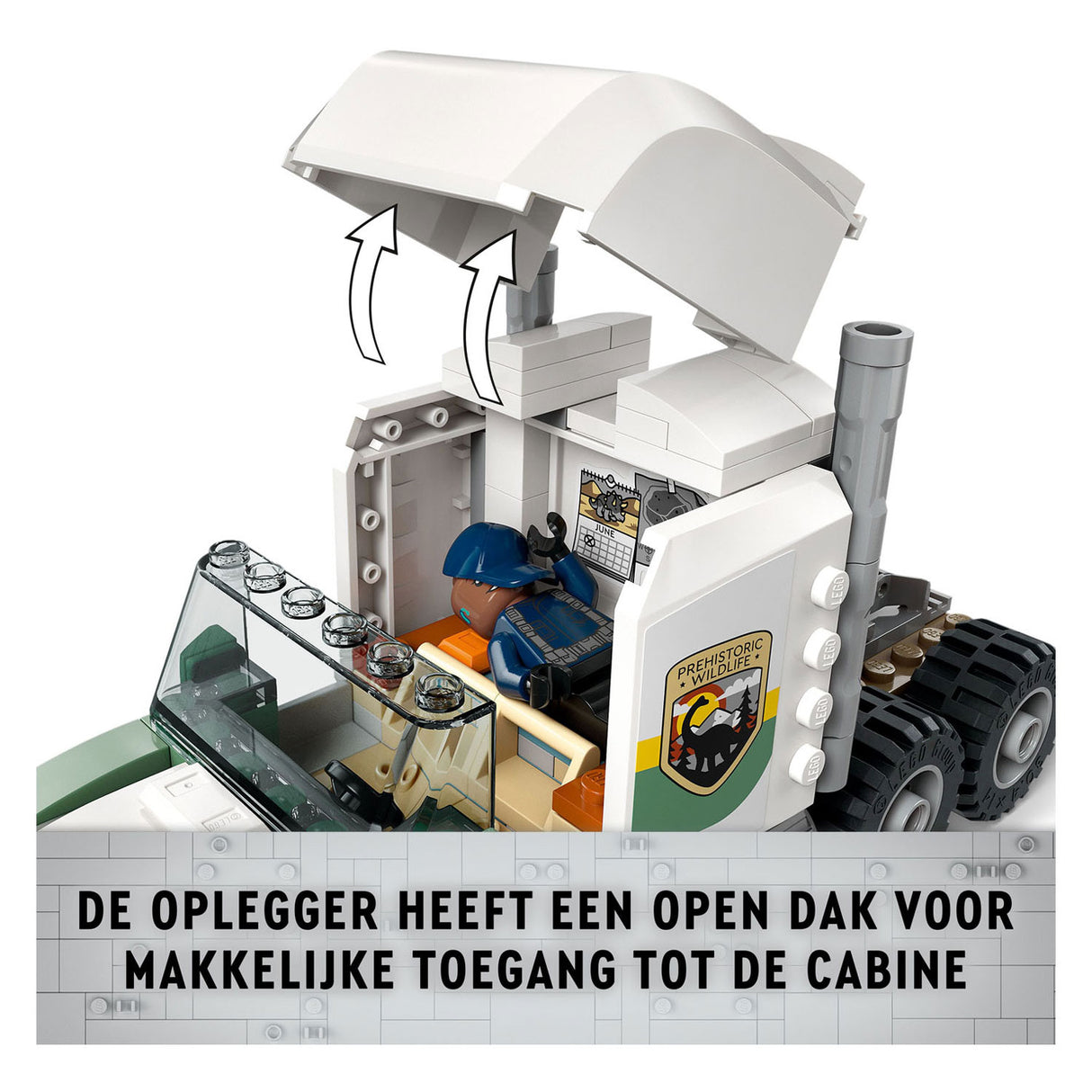 Lego Jurassic World 76966 Missioni Dinosauri: camion da trasporto allosauro
