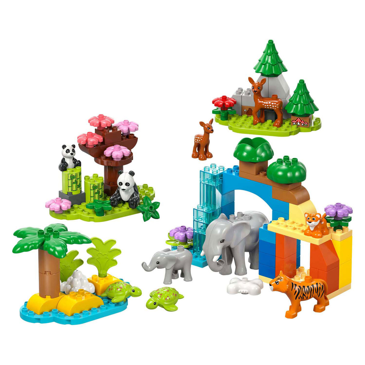 Lego duplo town 10446 3 в 1 семейства диви животни