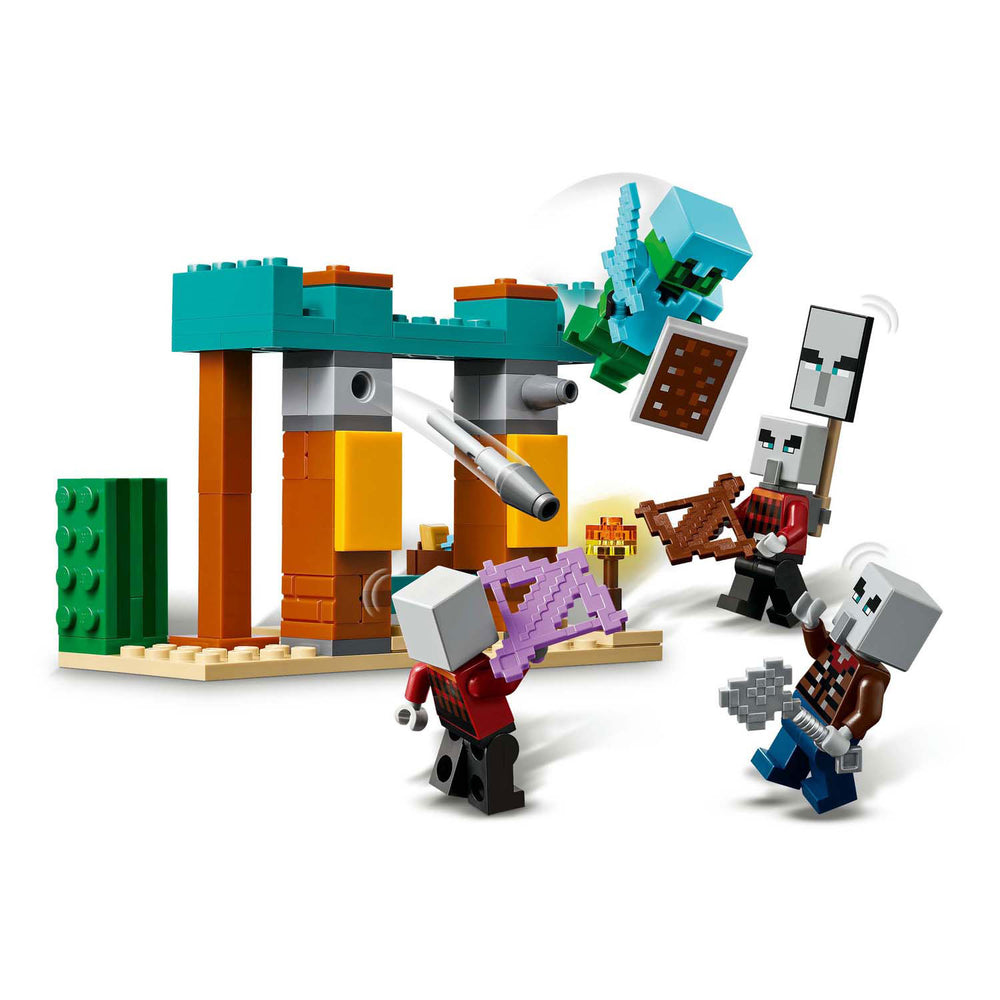 Lego minecraft 21267 the illagers in the desert