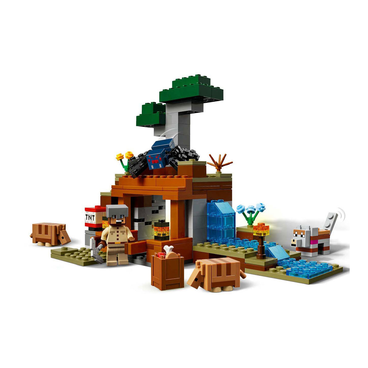 Lego 21269 Minecraft gli animali da surf con la miniera