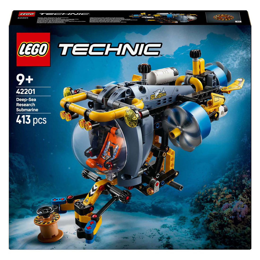 Lego Technic 42201 submarine for deep sea research