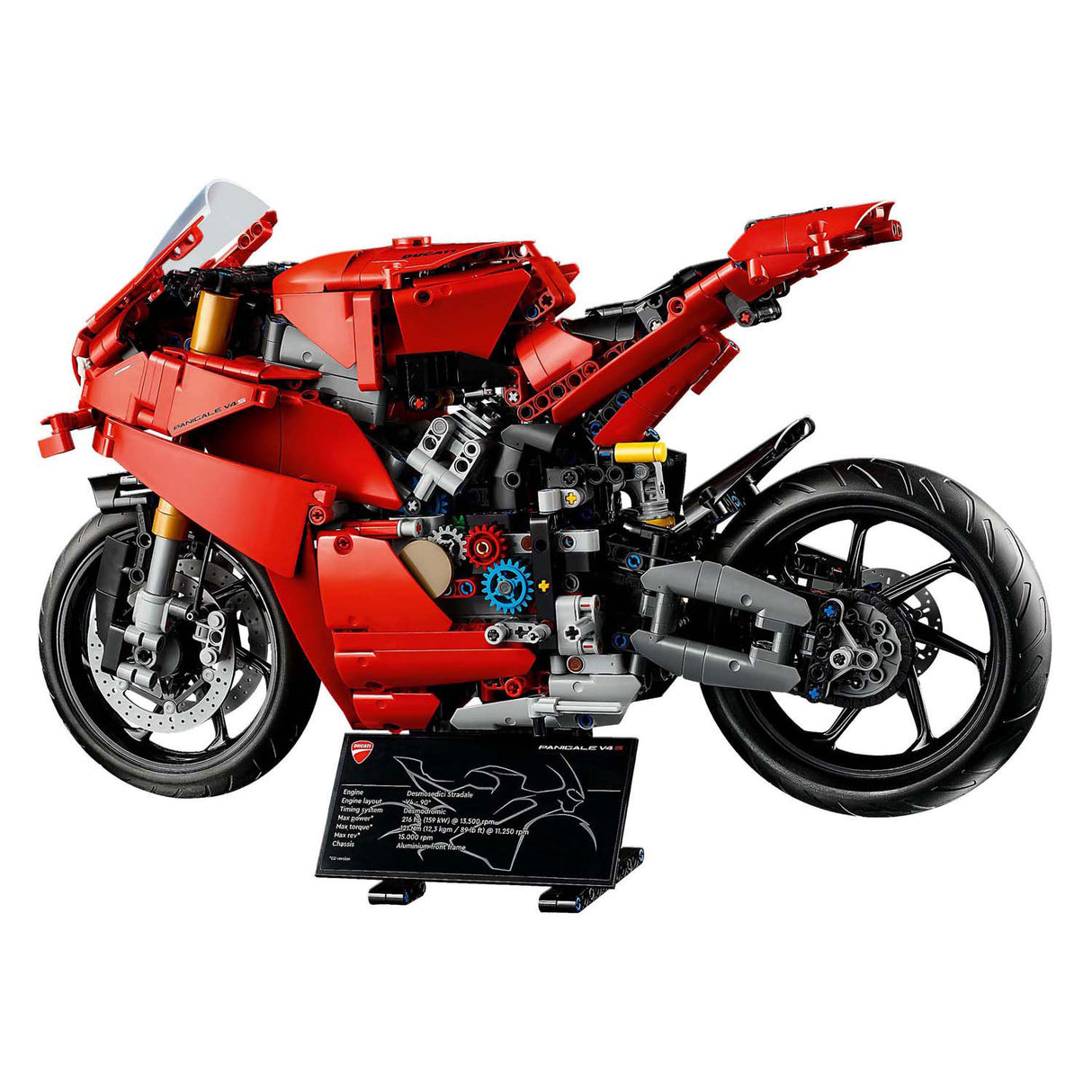 Lego technic 42202 ducati panigale v4 s engine
