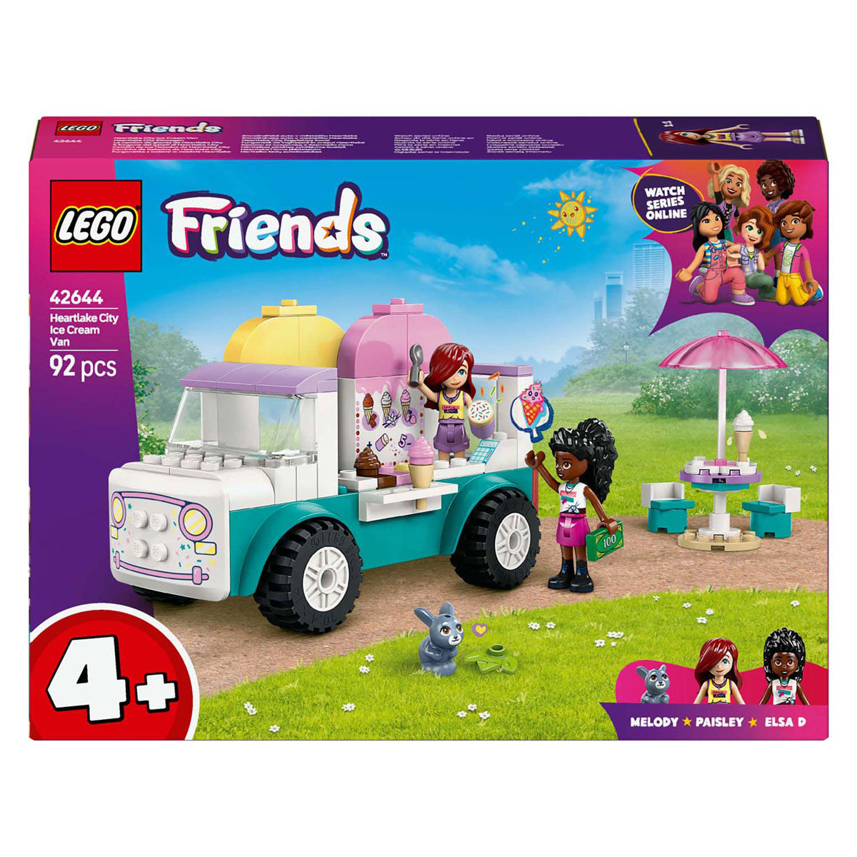 Lego friends 42644 zmrzlinové auto v meste Heartlake
