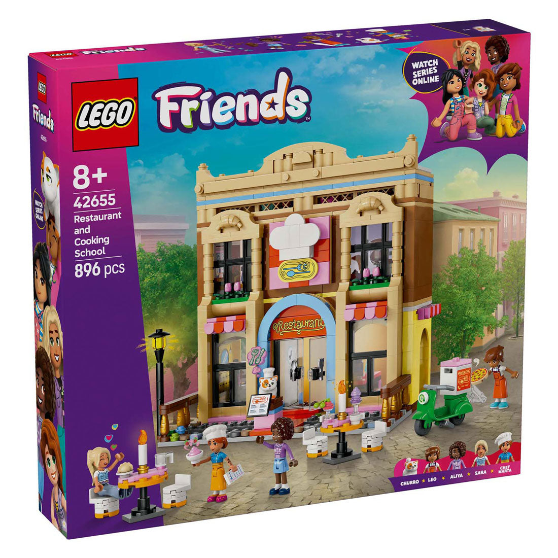 LEGO Friends 42655 Restaurant and Cooking School