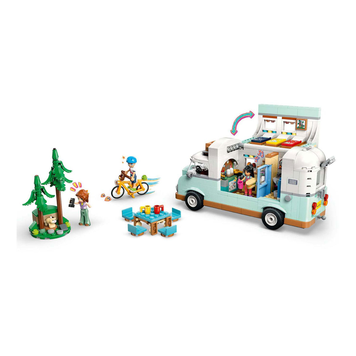 Lego friends 42663 aventura en autocaravana con amigos