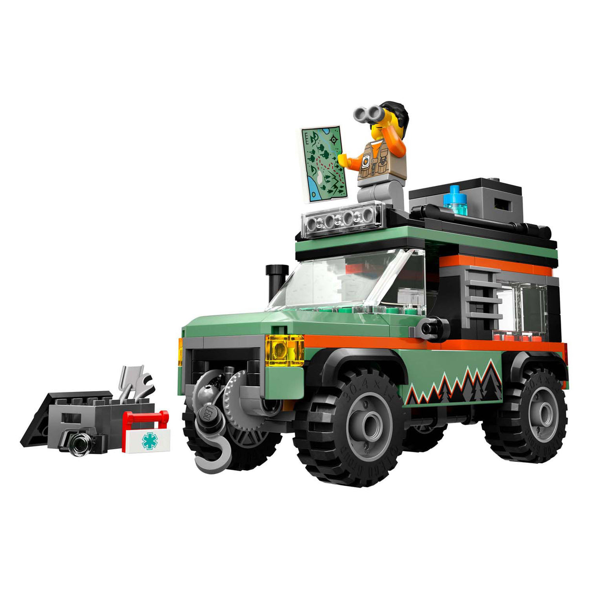 Lego city 60447 4x4 all-terrain vehicle for the mountains