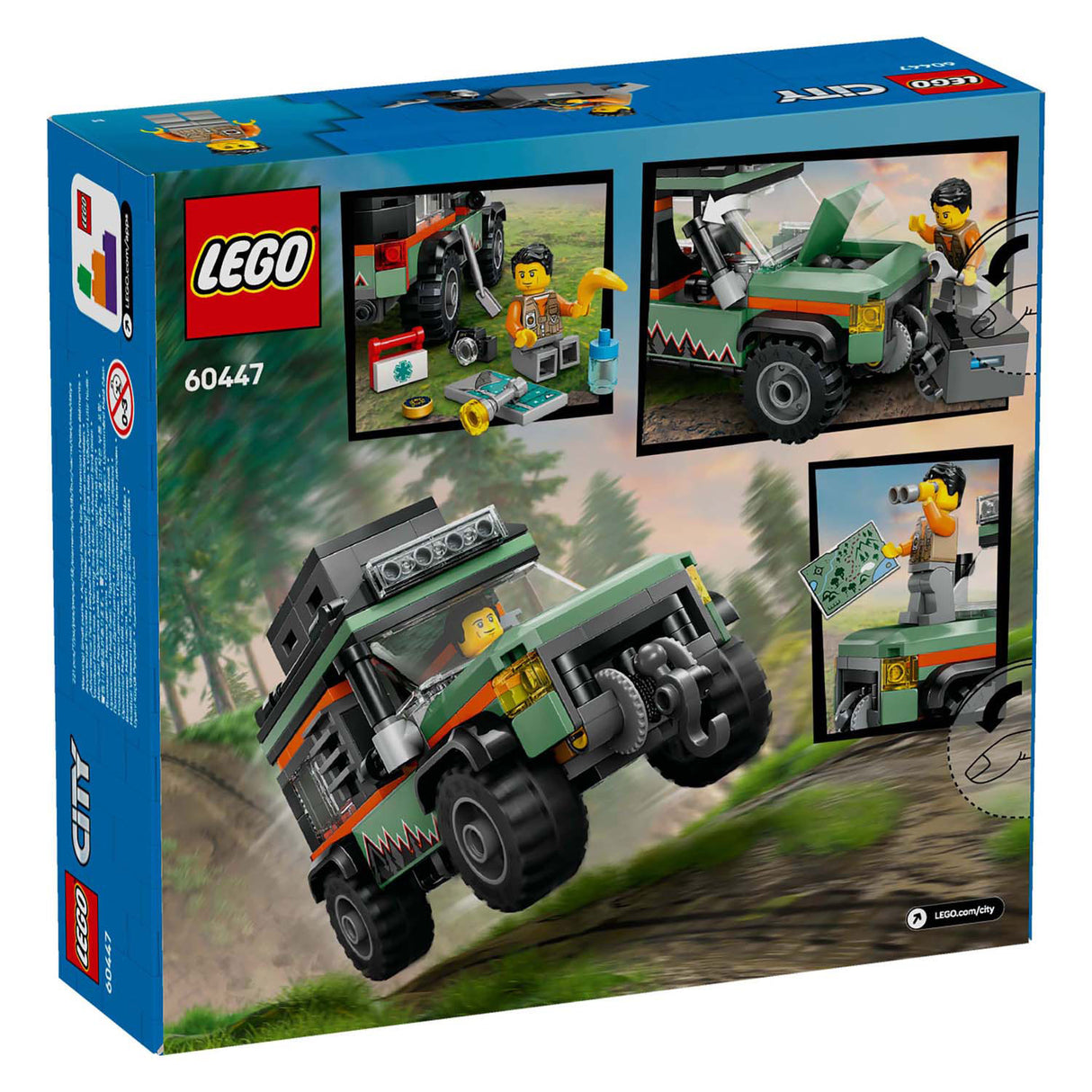 Lego city 60447 4x4 all-terrain vehicle for the mountains
