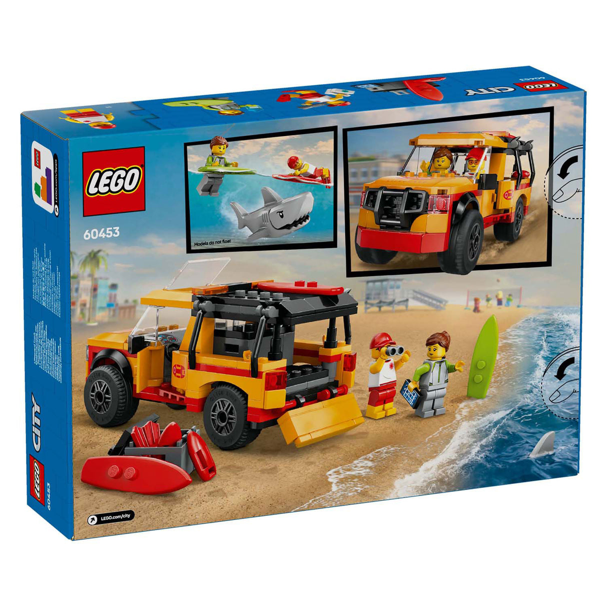 Lego city 60453 lifeguard rescue truck