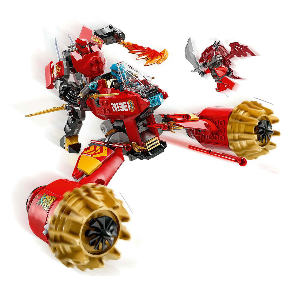 Lego ninjago 71830 kai's mecha storm vehicle