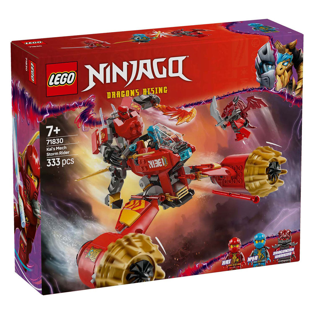 Lego ninjago 71830 kai's mecha storm vehicle