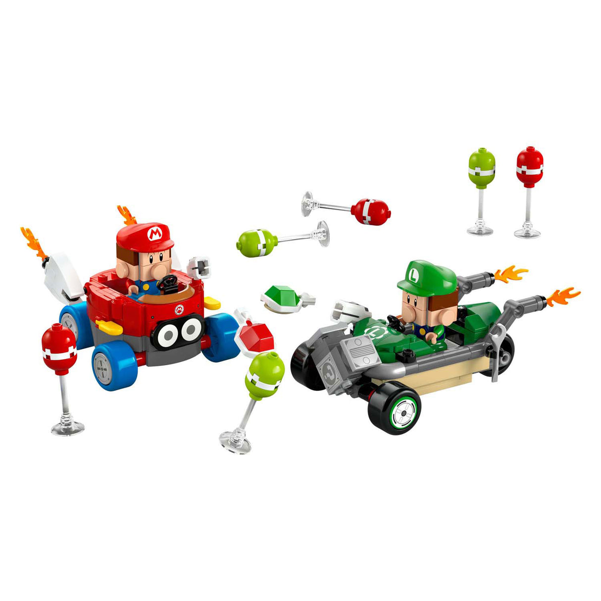 Lego Super Mario 72034 Mario Kart Baby Mario contro Baby Luigi