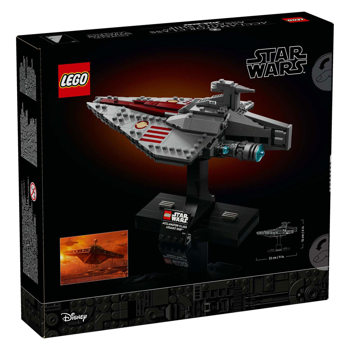 Lego star wars 75404 overfaldsskib i akklamatorklassen