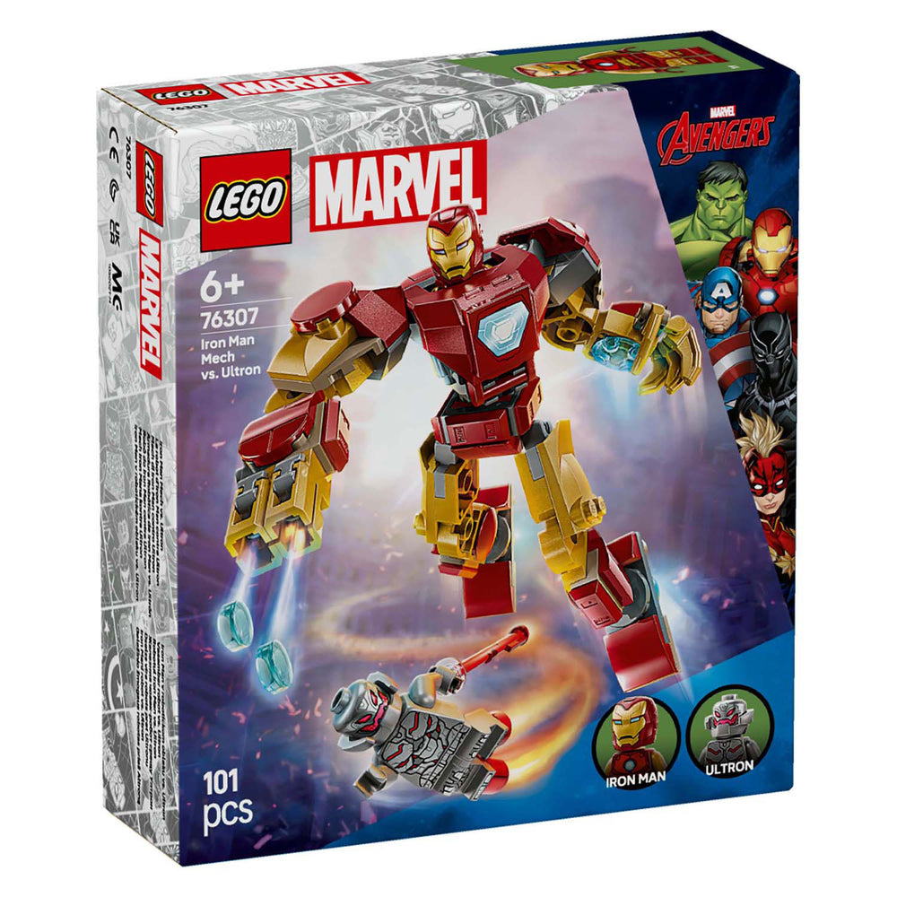 Lego super heroes 76307 iron man mech vs. ultron