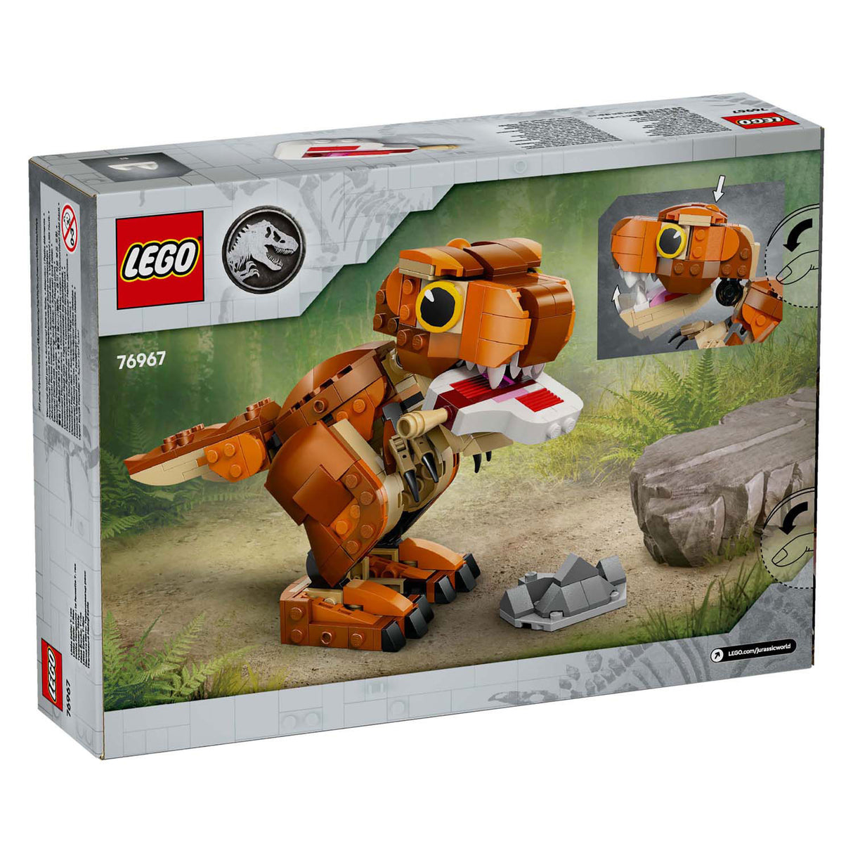 LEGO Jurassic World 76967 Piccola star del cibo: t. Rex