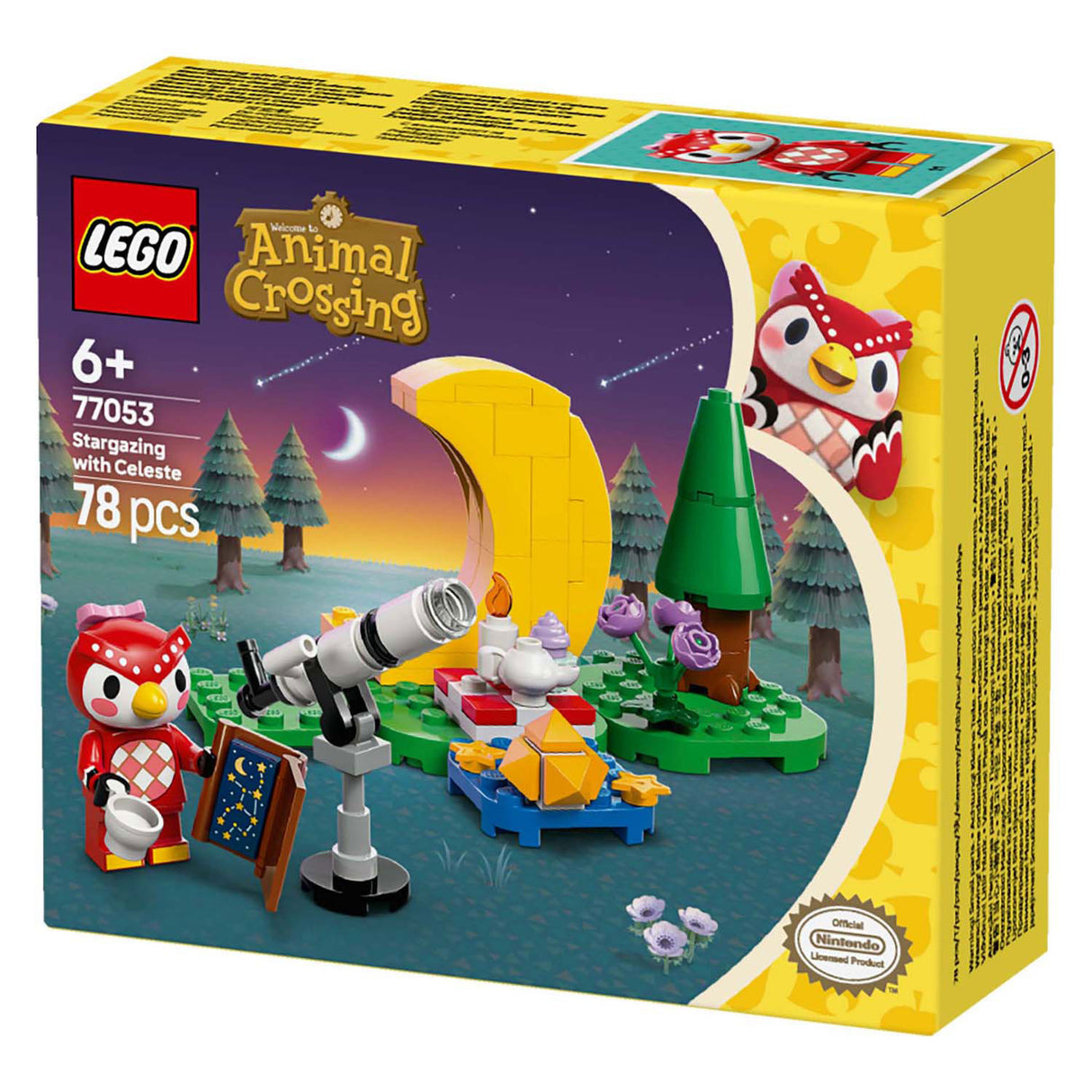 Lego 77053 Animal Crossing Starling con Celeste