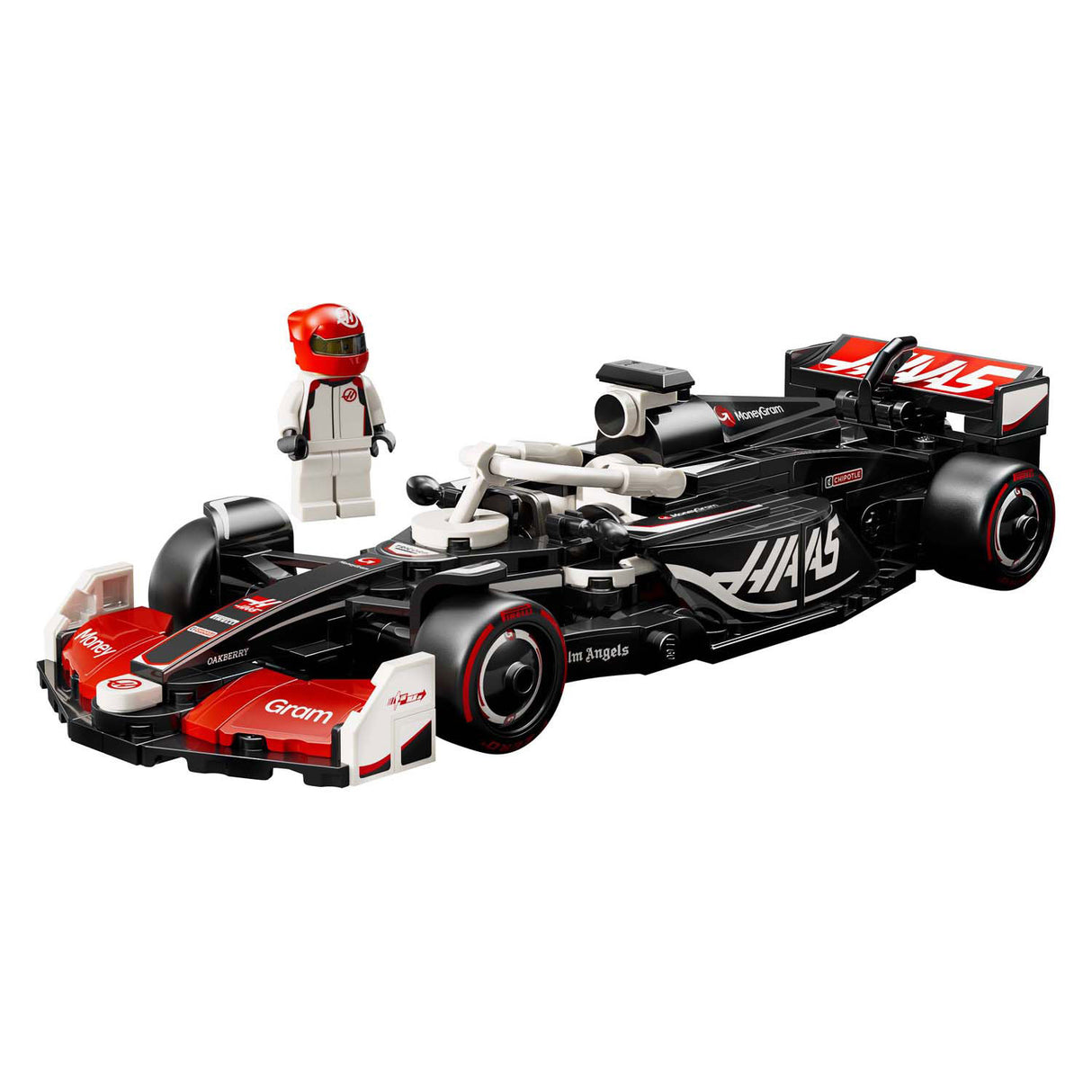 LEGO Speed Champions 77250 MoneyGram Haas F1 Team VF-24 Racing Car