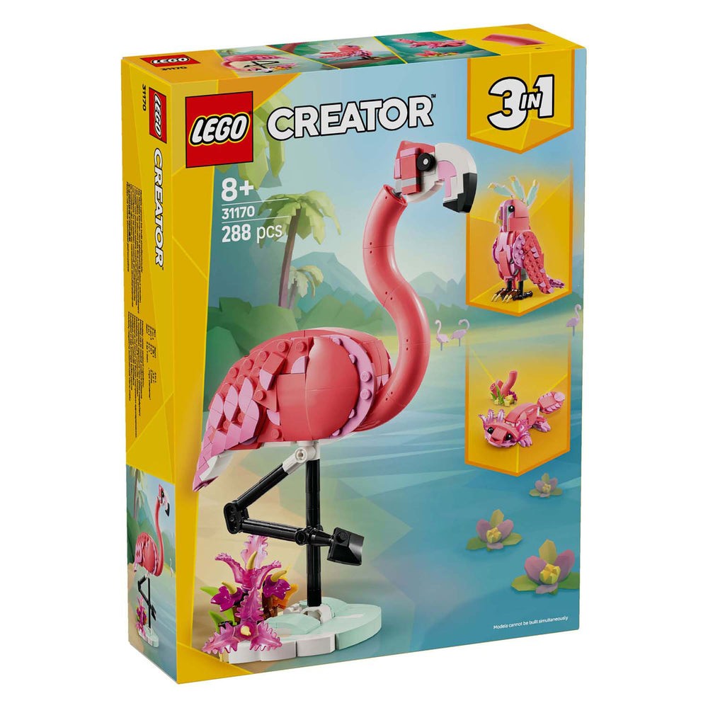 Lego creator 31170 wild animals pink flamingo
