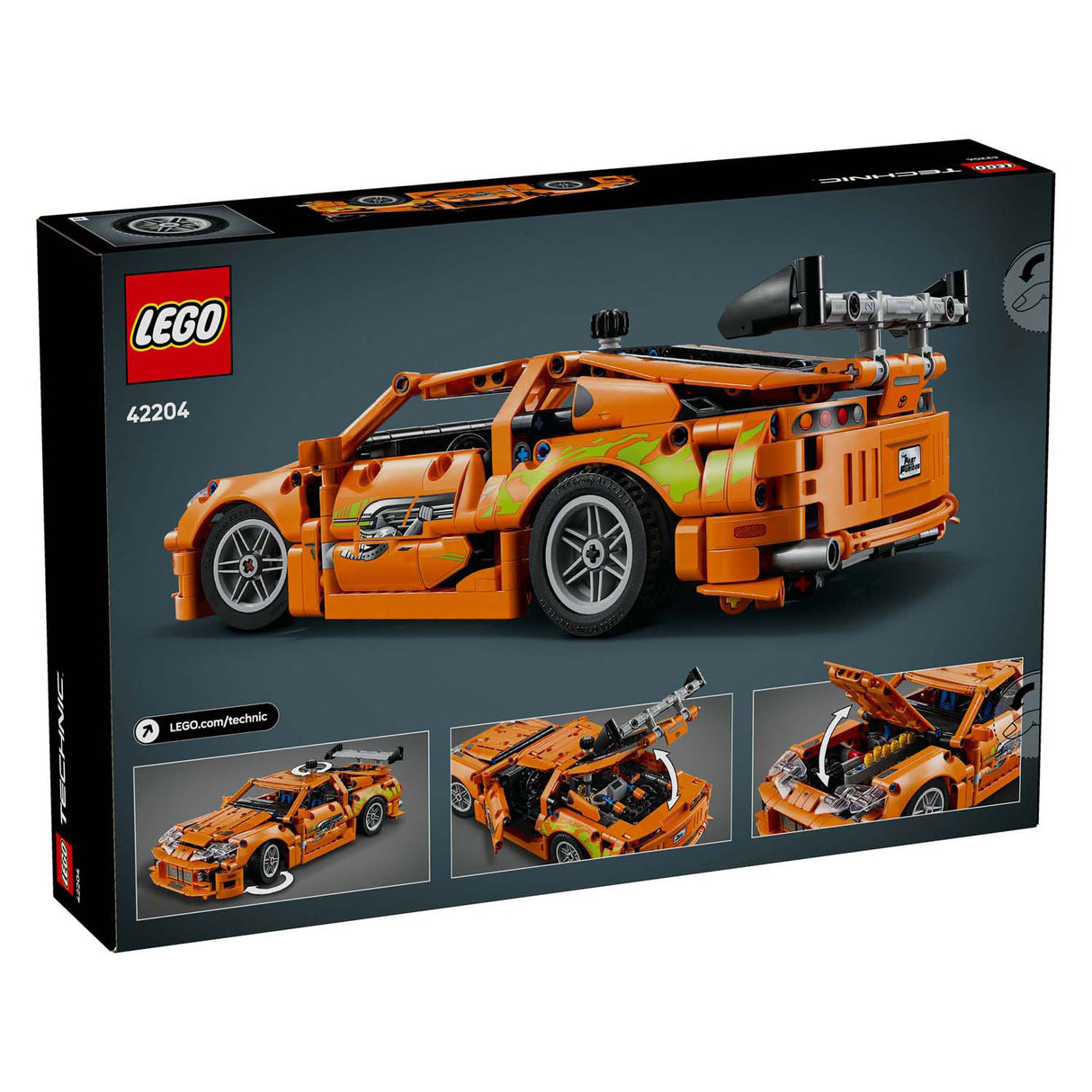 Lego 42204 Technic Fast and Furious Toyota Supra Mk4