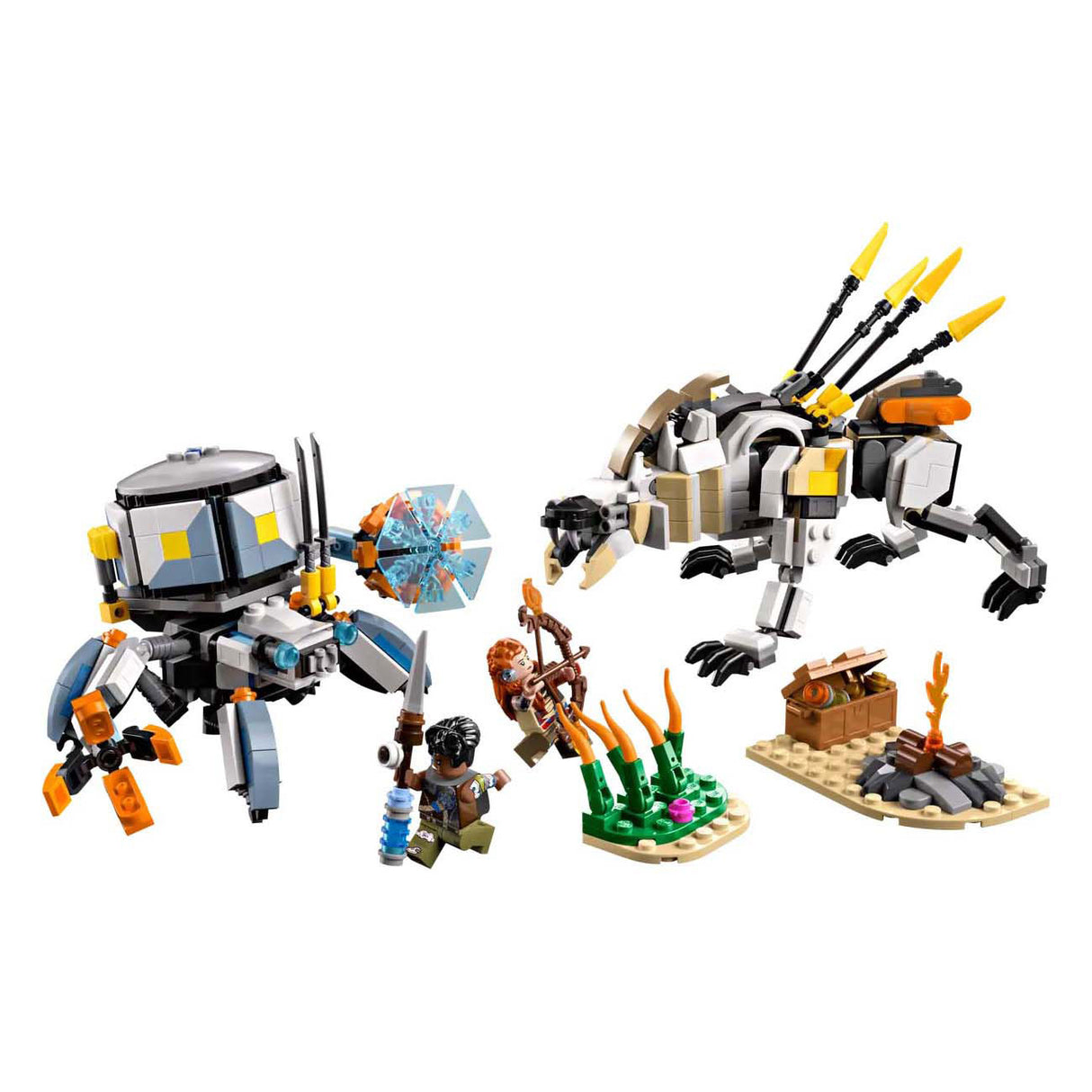 LEGO Horizon 77037 Aloy e Varl vs. Shell-Walker e Sawtooth