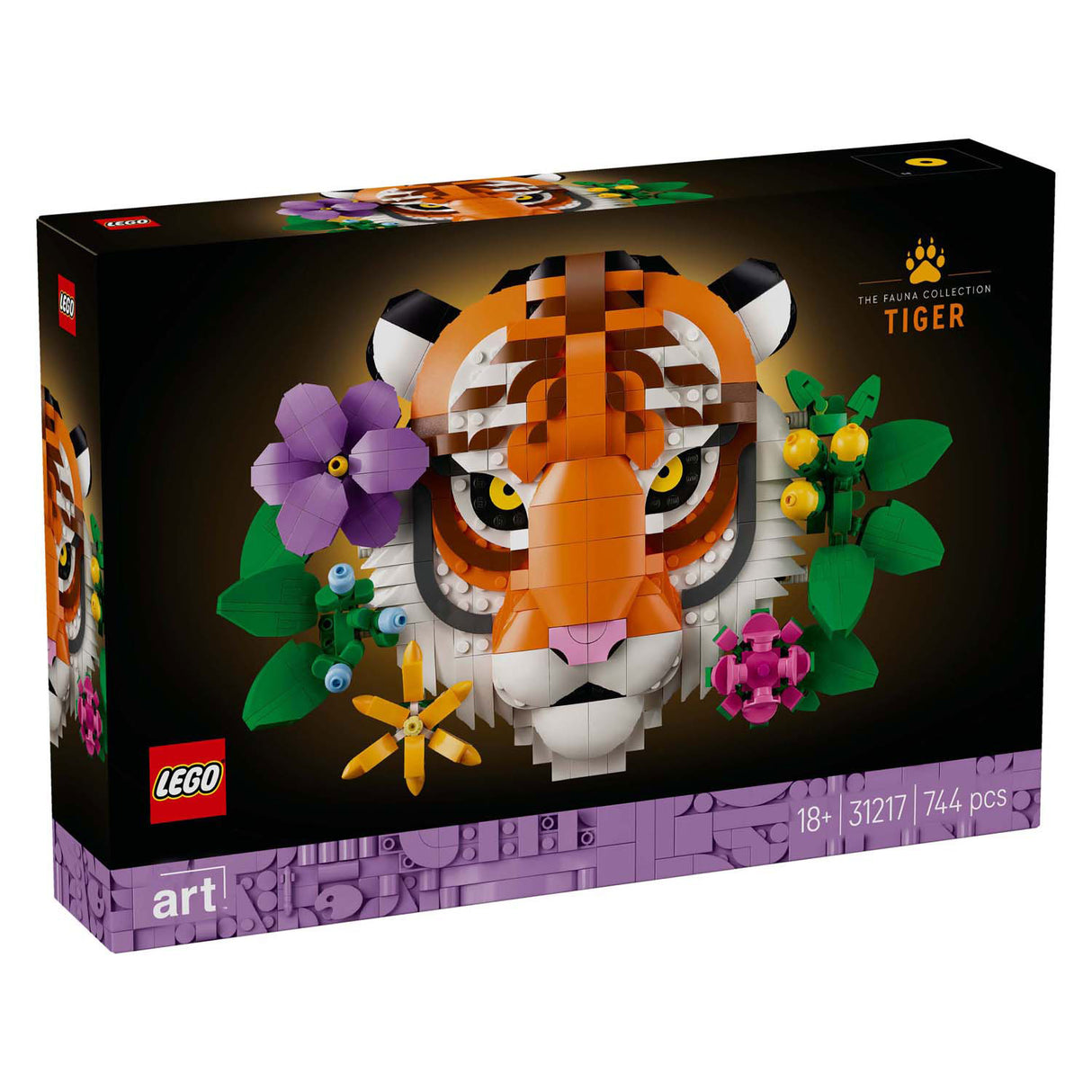 Lego art 31217 the tiger fauna collection