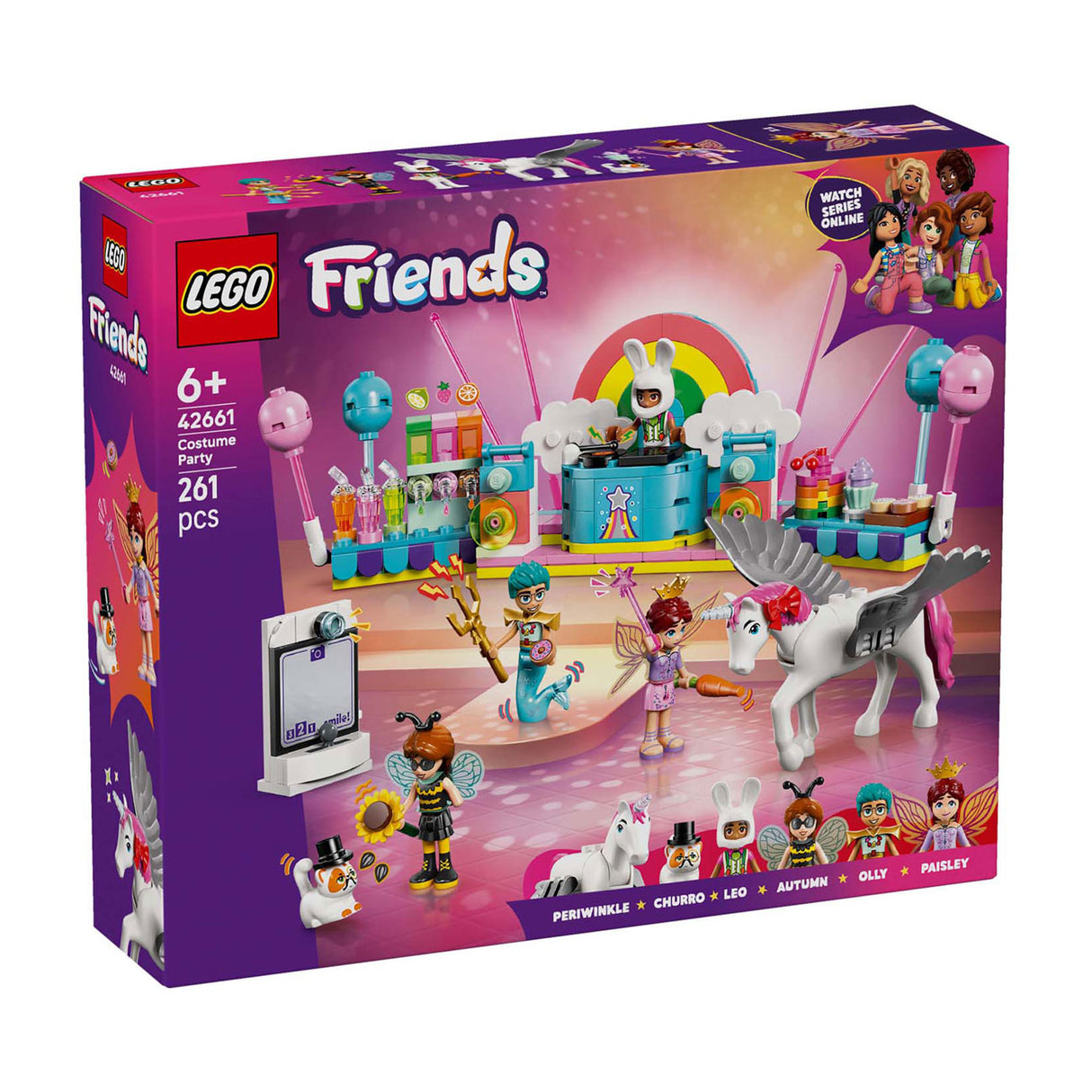LEGO Friends 42661 Dress Up Party con unicorno e fata