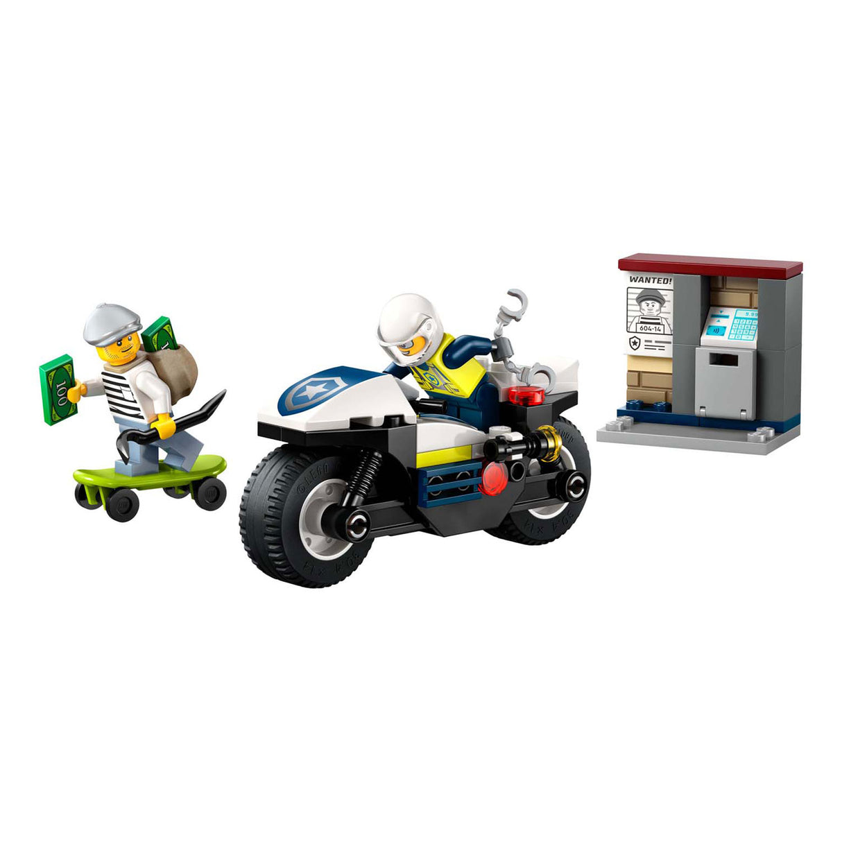 Lego city 60455 persecución policial en moto