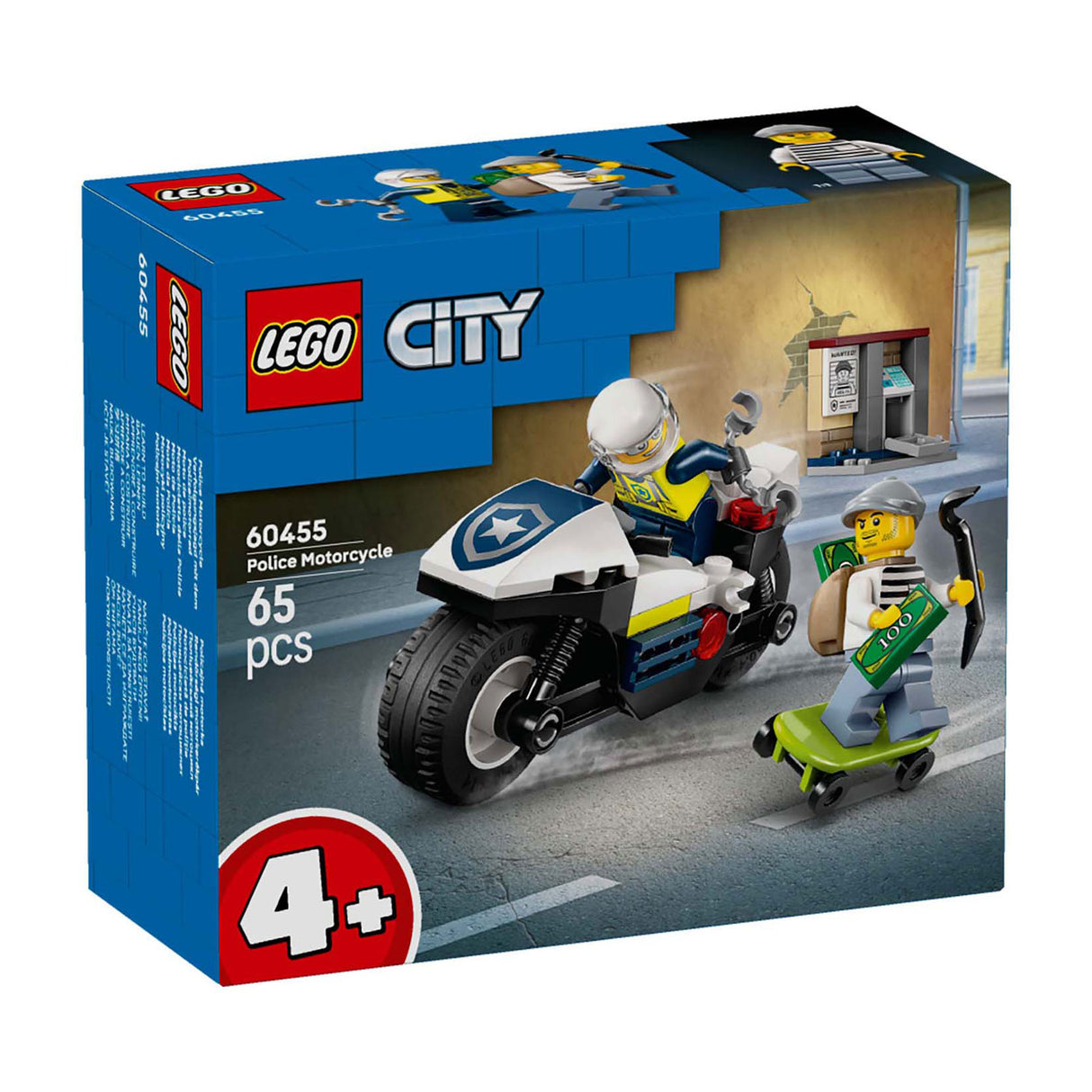 Lego city 60455 persecución policial en moto