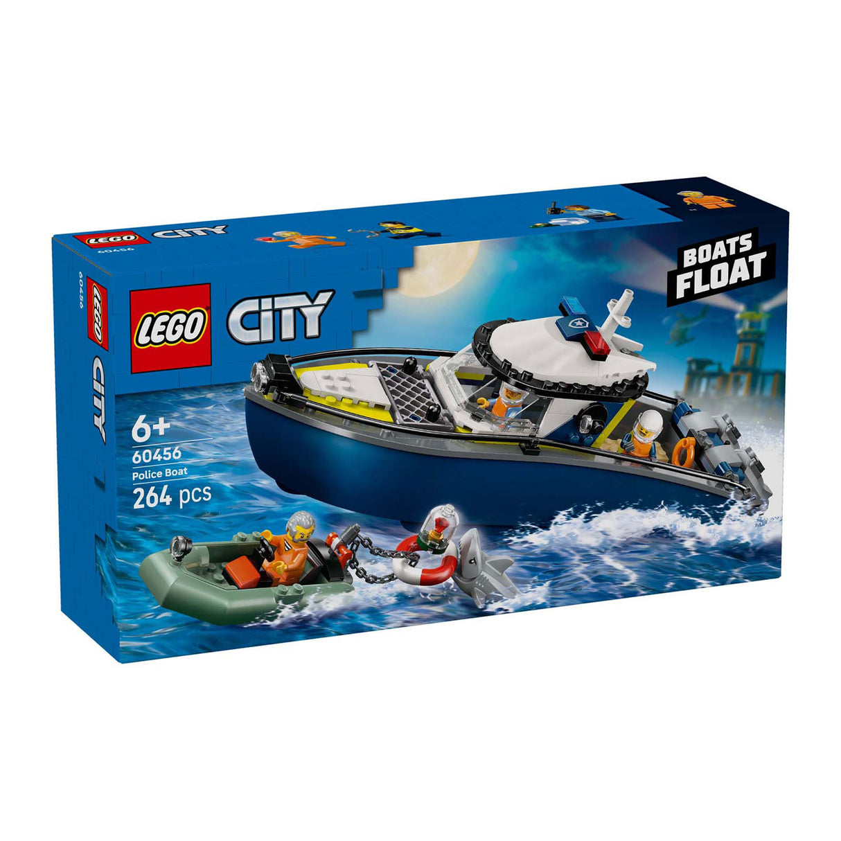 Lego city 60456 achtervolging met politieboot