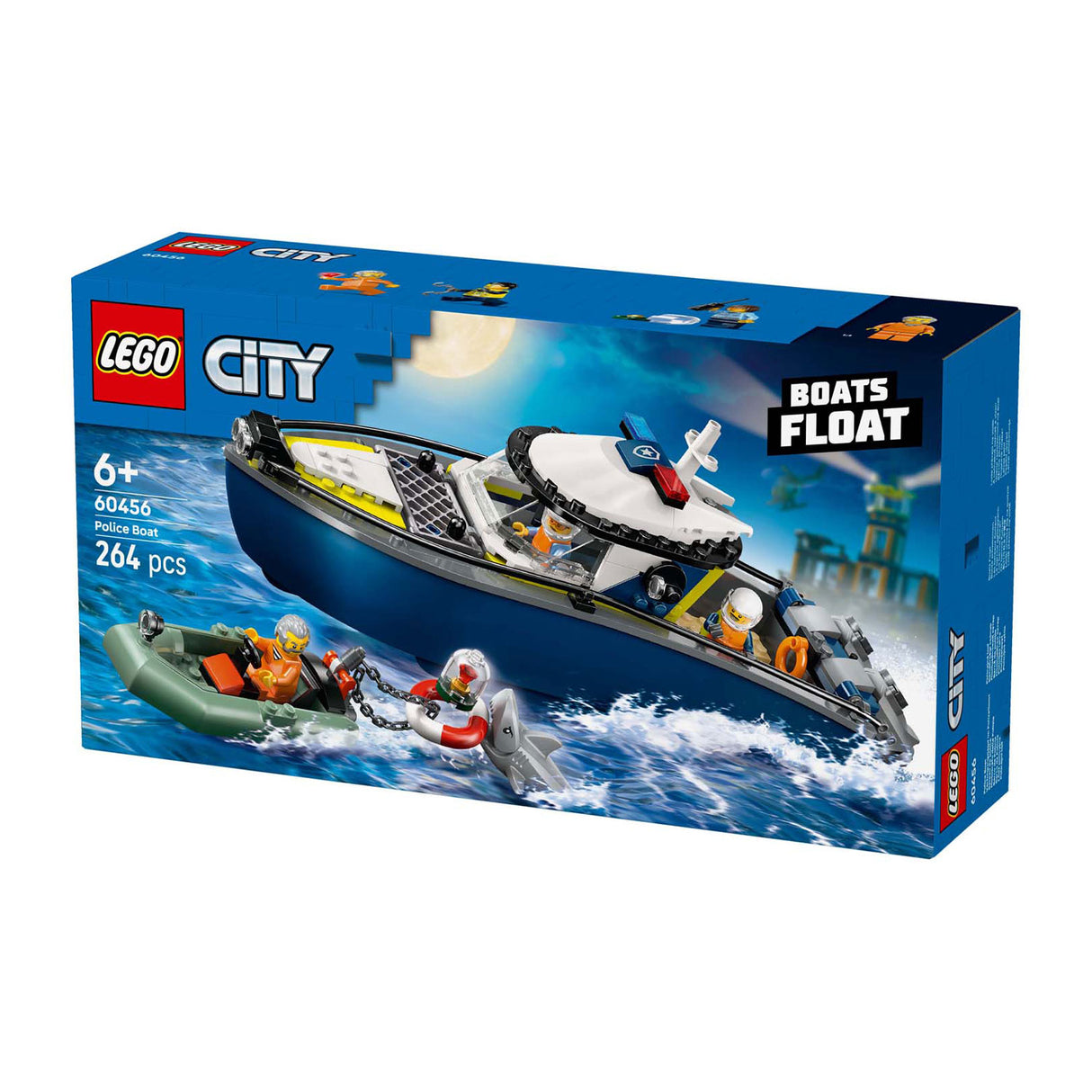 LEGO 60456 Pursra de la policía de la ciudad con bote policial