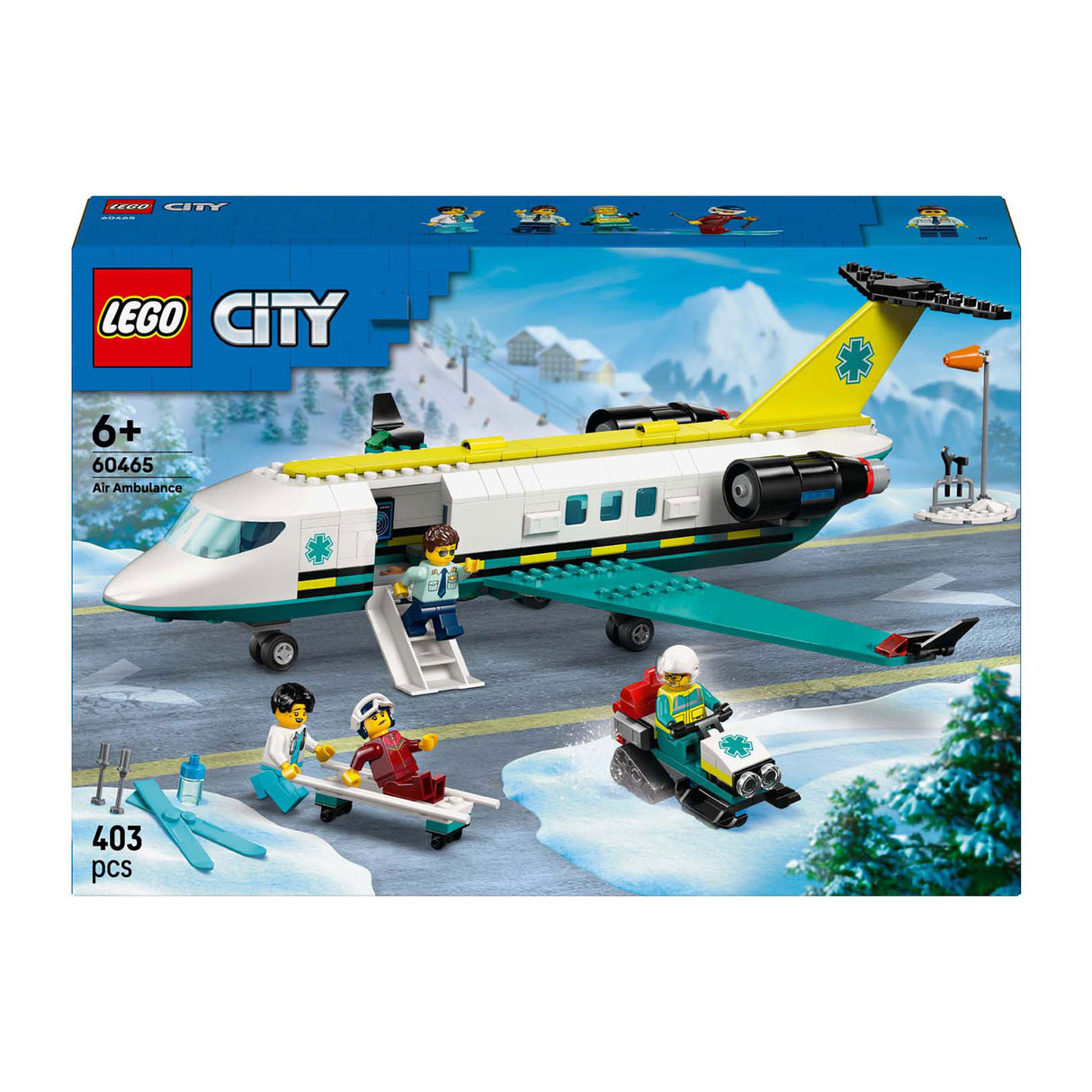 Lego city 60465 avión ambulancia