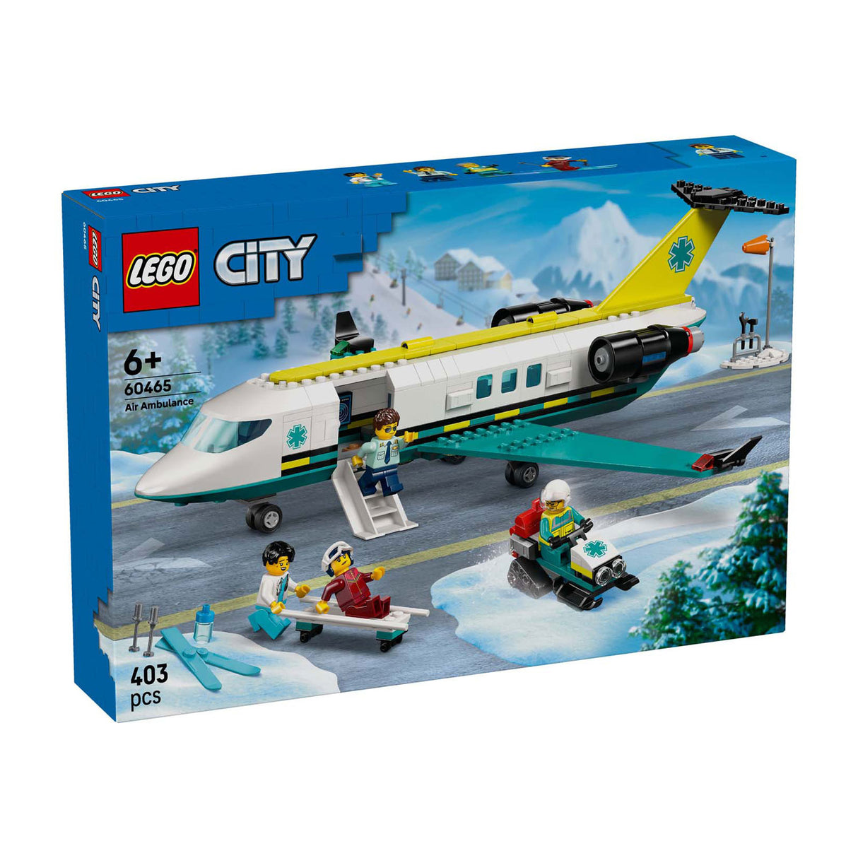 Lego city 60465 avión ambulancia