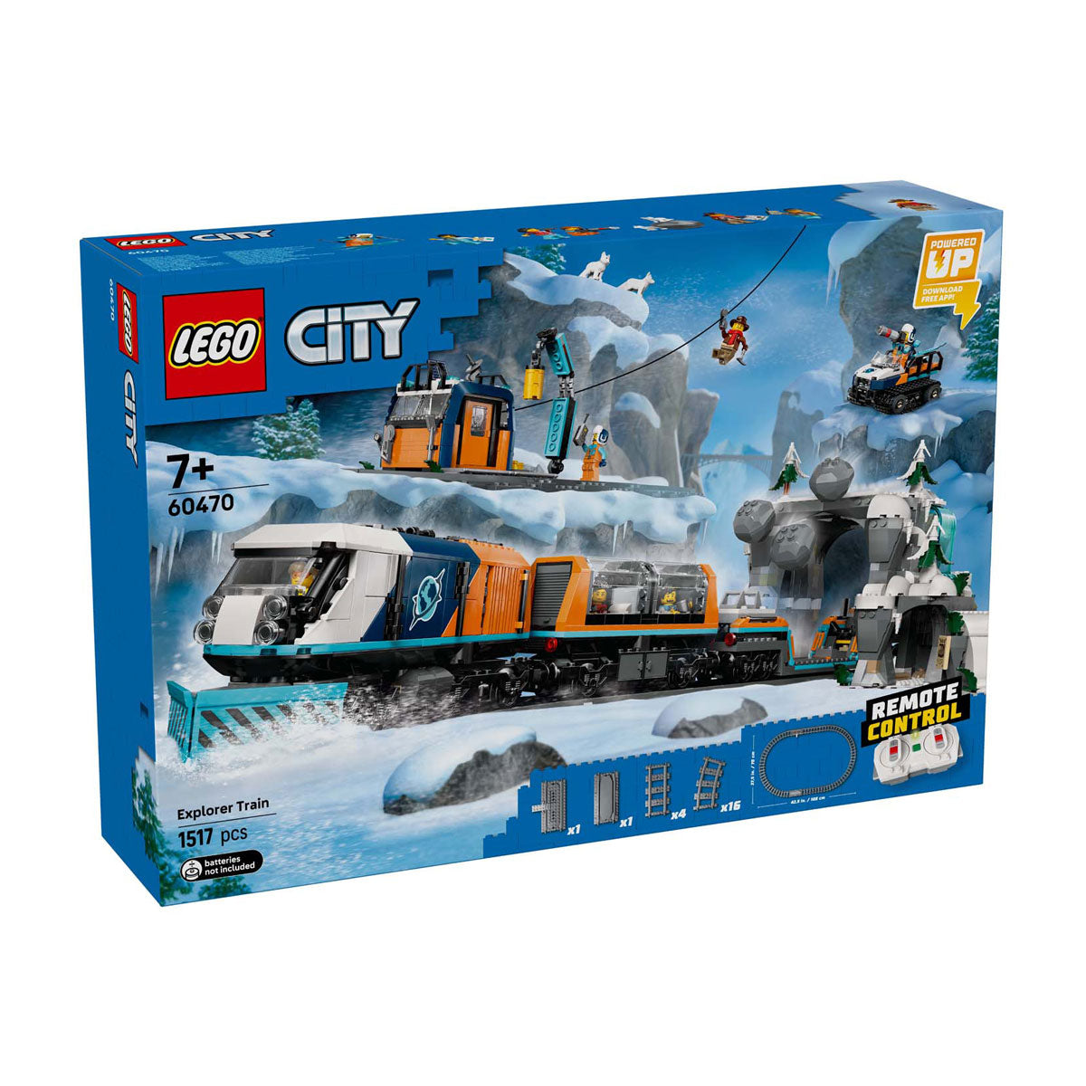 LEGO 60470 City Trains Research Train nel Polo Nord