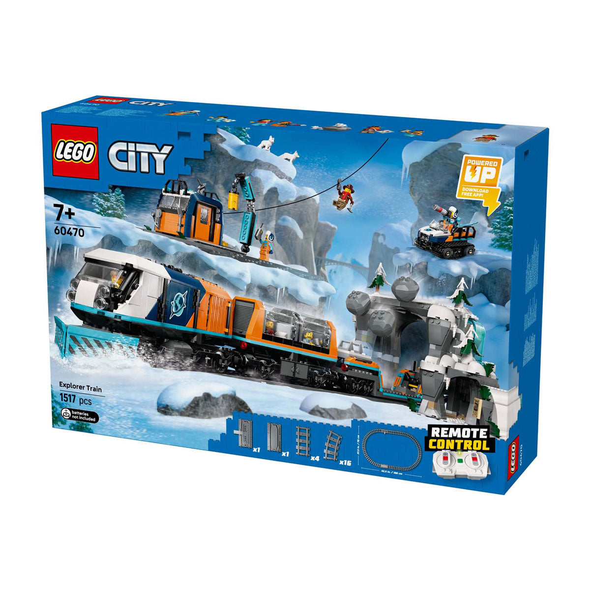 LEGO 60470 City Trains Research Train nel Polo Nord