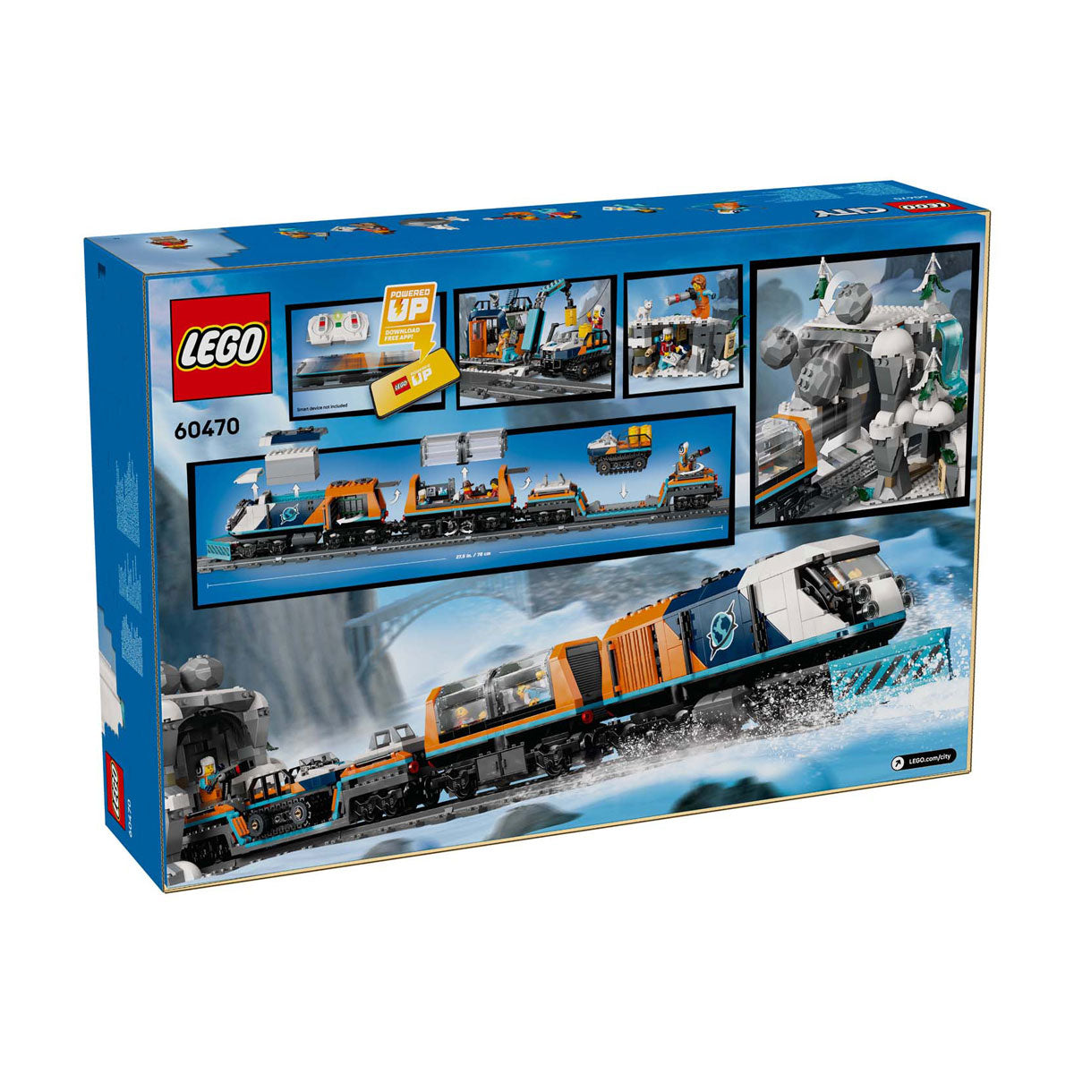 LEGO 60470 City Trains Research Train nel Polo Nord