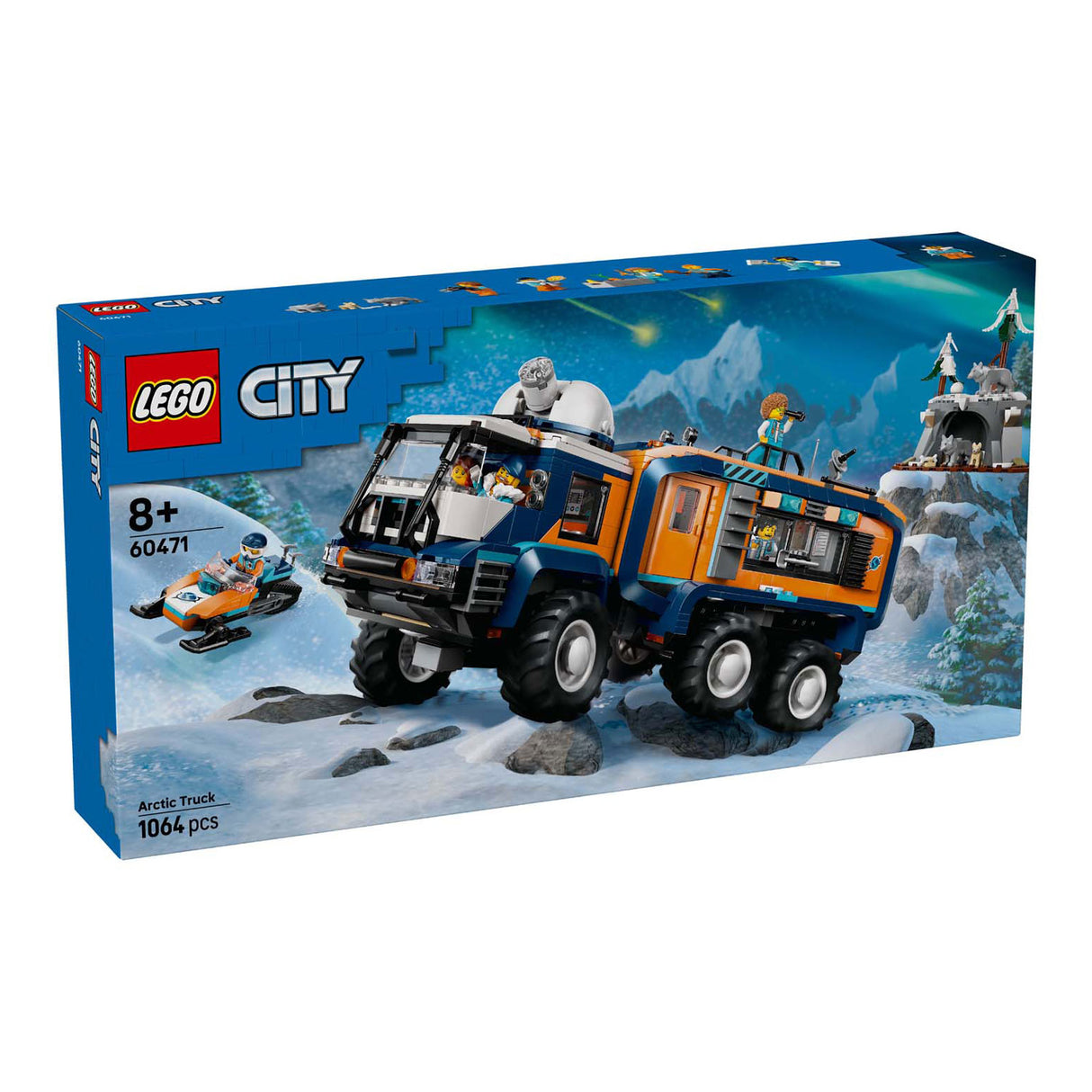Abi Lego 60471 City Exploration Laboratory Truck nel Polo Nord