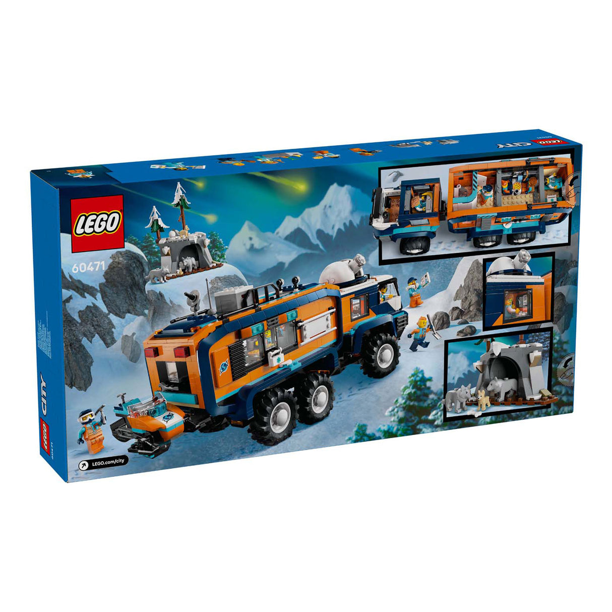 Abi Lego 60471 City Exploration Laboratory Truck nel Polo Nord