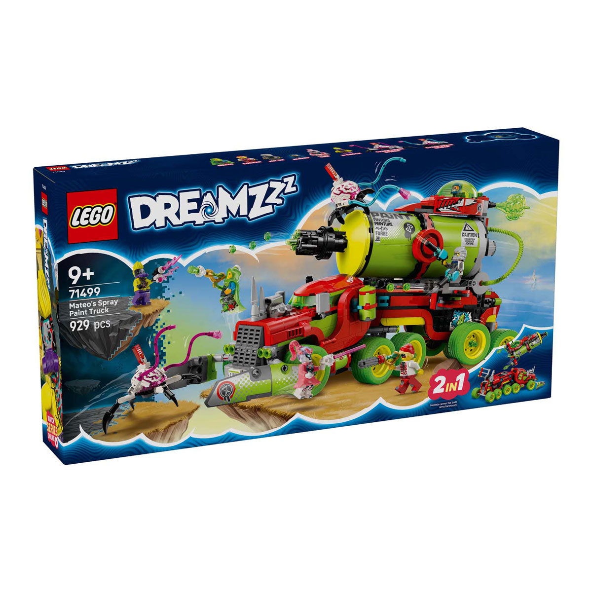 Lego dreamzzz 71499 mateo's spray can truck