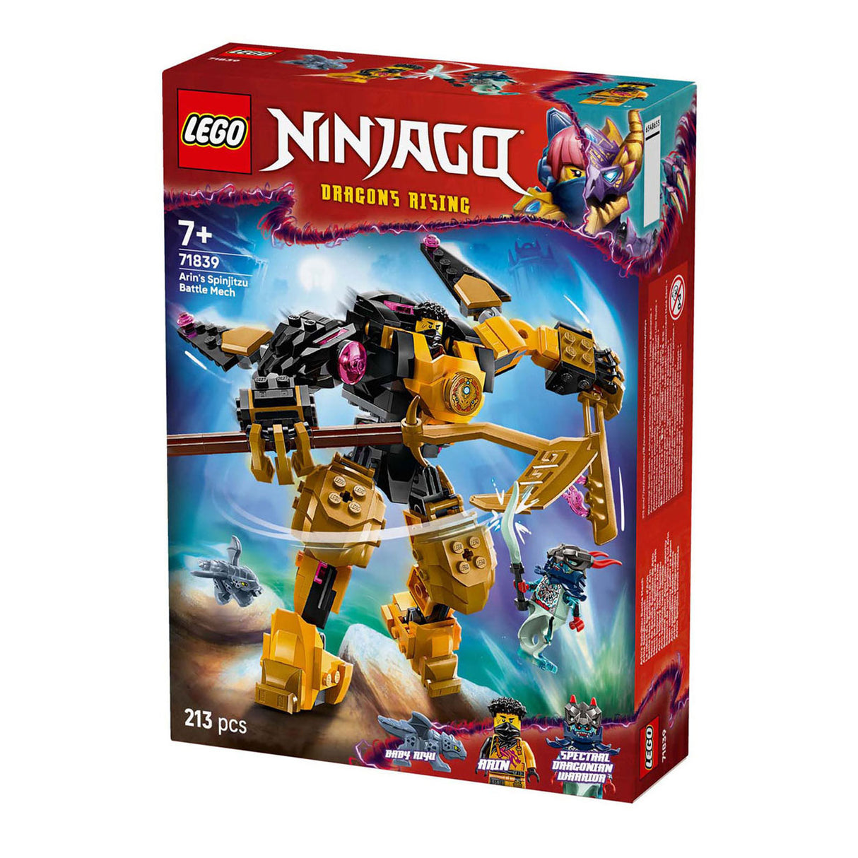 Lego 71839 Ninjago Arins Spinjitzu Fight Mecha