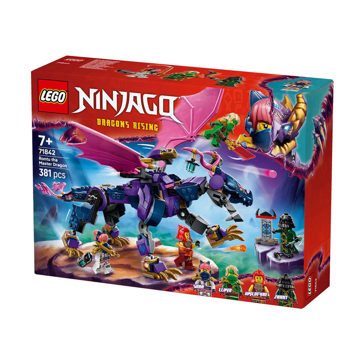 LEGO 71842 Ninjago Rontu il maestro drago