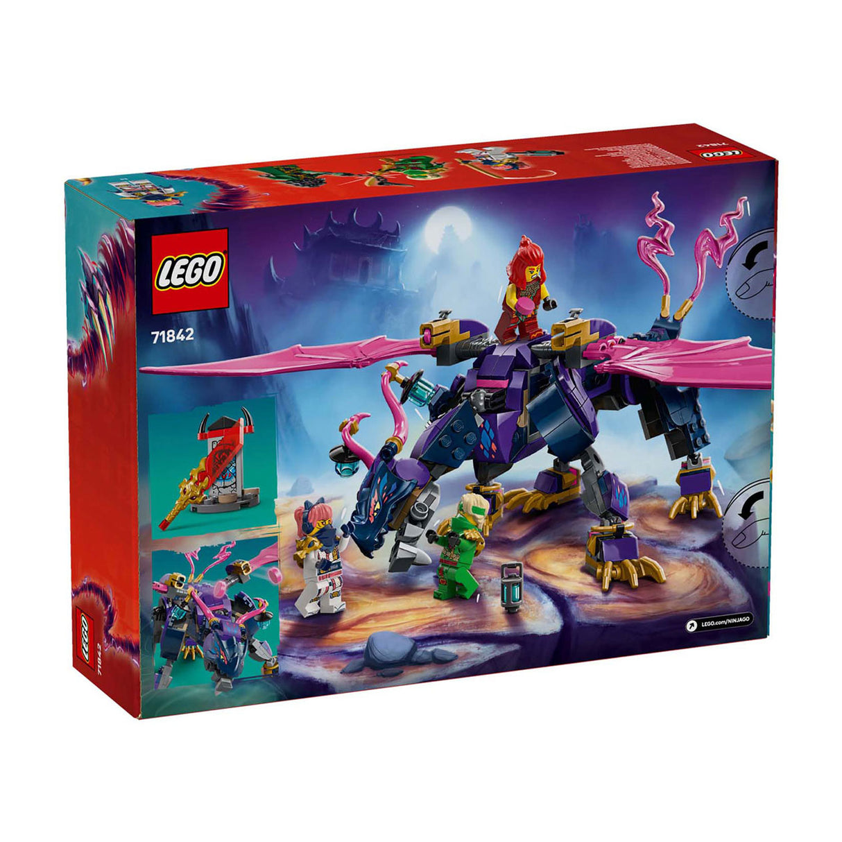 LEGO 71842 Ninjago Rontu il maestro drago