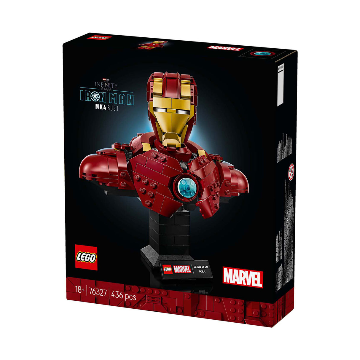 Lego super heroes marvel 76327 iron man mk4 bust
