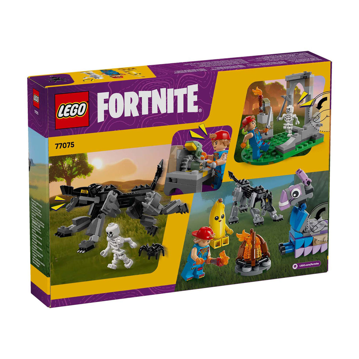 Lego fortnite 77075 peely and spark plugs camp