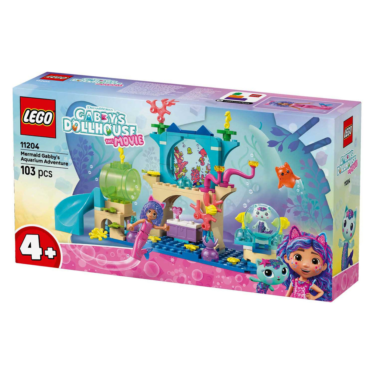 Lego Gabby's Dollhouse 11204 Mermaid Gabby's Aquarium Adventure