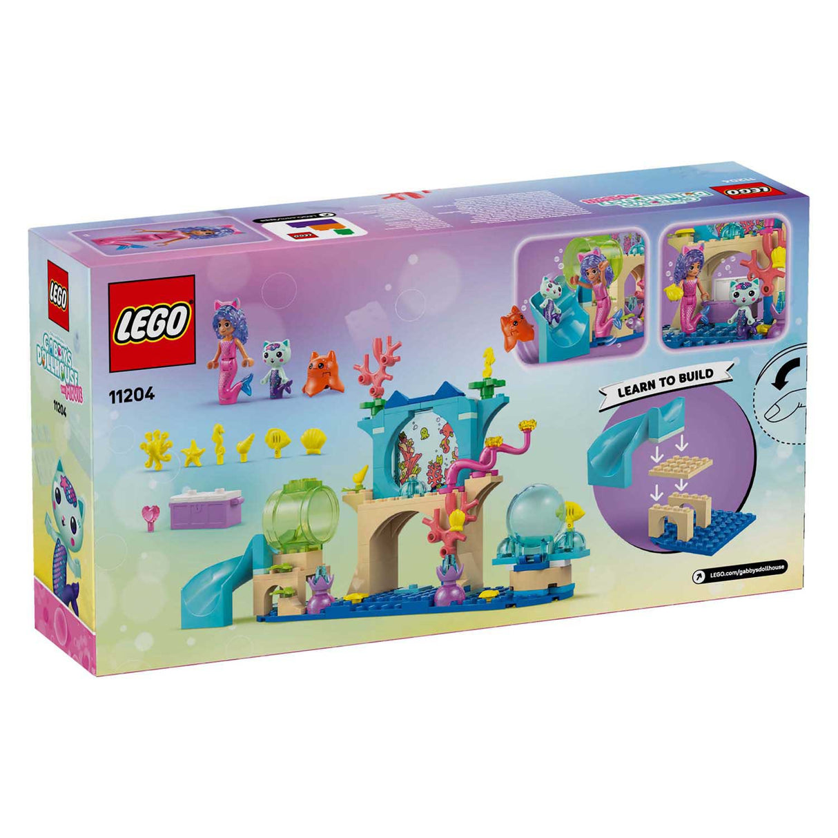 Lego Gabby's Dollhouse 11204 Mermaid Gabby's Aquarium Adventure