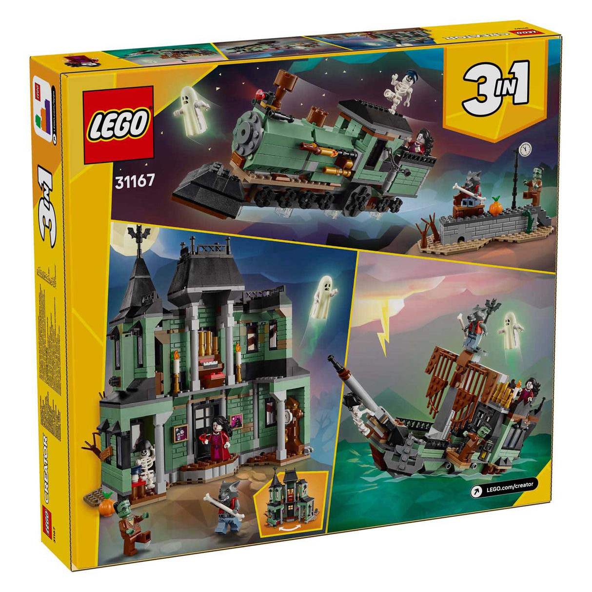 Lego creator 31167 haunted house
